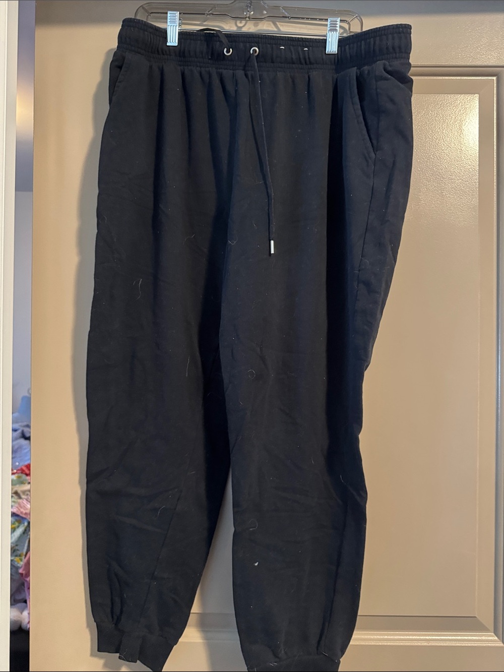Auden Black Drawstring Jogger Pants